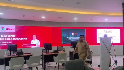 Wali Kota Makassar Munafri Arifuddin saat sidak di Gedung Makassar Government Center (MGC) lantai 2, Selasa (13/1/2026).