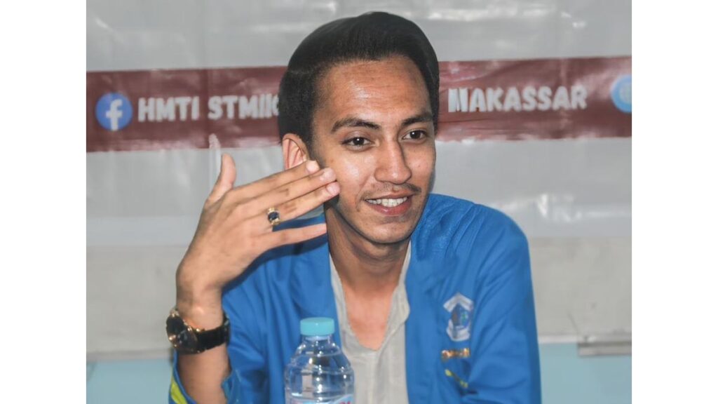 Ahmad Rifai, aktivis Koalisi Bersama Rakyat (KOBAR) sekaligus mahasiswa Universitas Handayani Makassar