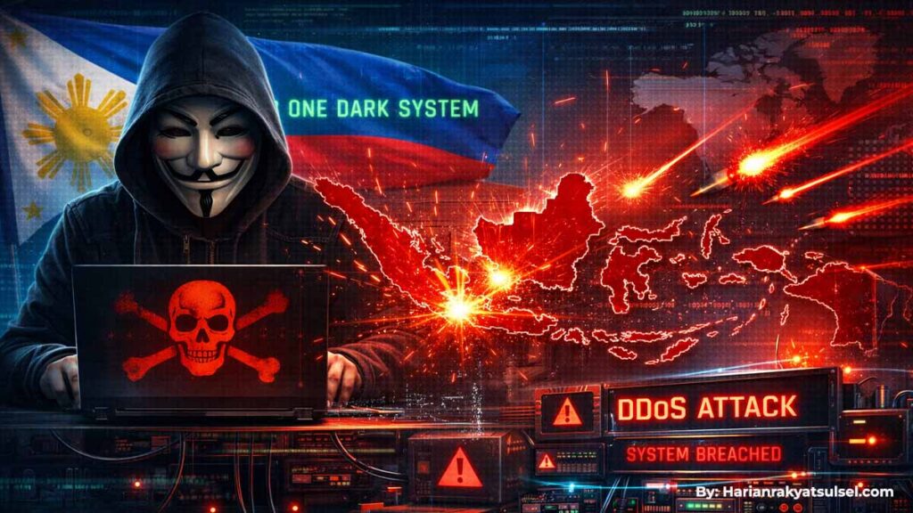 Indonesia Diduga Diserang Hacker Filipina, Infrastruktur Internet Nasional Nyaris Lumpuh