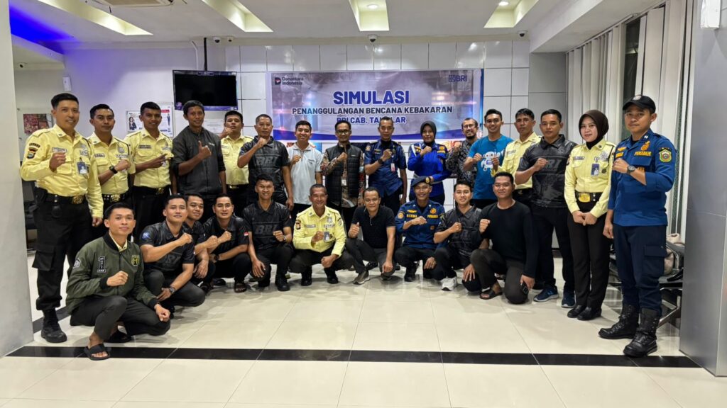 BRI Cabang Takalar Perkuat Budaya Safety, Gelar Sosialisasi dan Simulasi Kebakaran Bersama Damkar