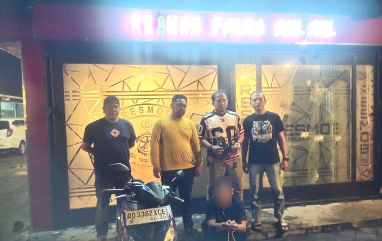 Curi Motor Display Kantor Perusahaan, Pria di Maros Dibekuk Jatanras