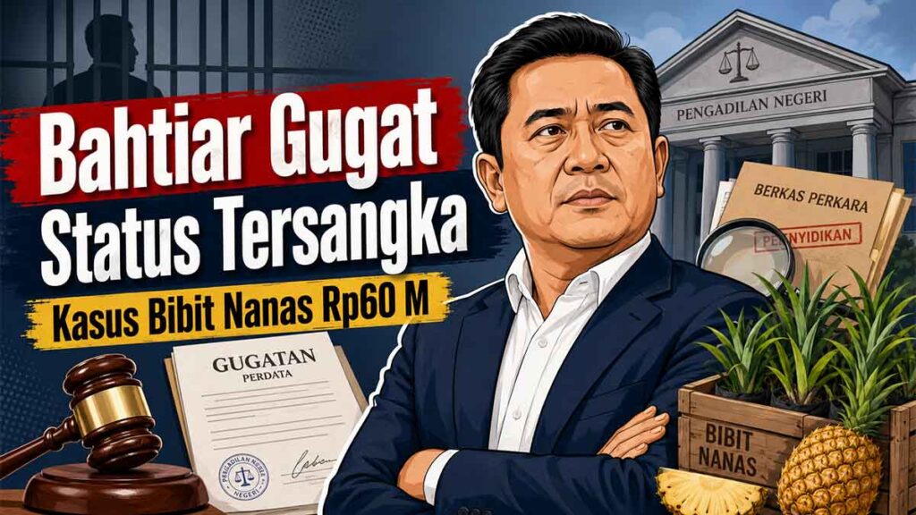 Lawan Status Tersangka, Bahtiar Bawa Kasus Bibit Nanas ke Praperadilan
