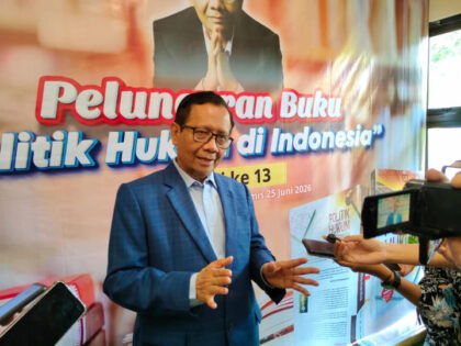 Luncurkan Buku Terbaru, Mahfud MD Soroti Arah Politik Hukum Indonesia