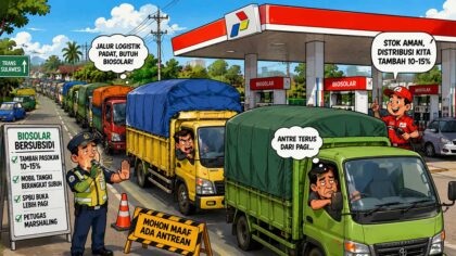 Antrean Biosolar Mengular di Makassar, Pertamina Tambah Pasokan hingga 15 Persen
