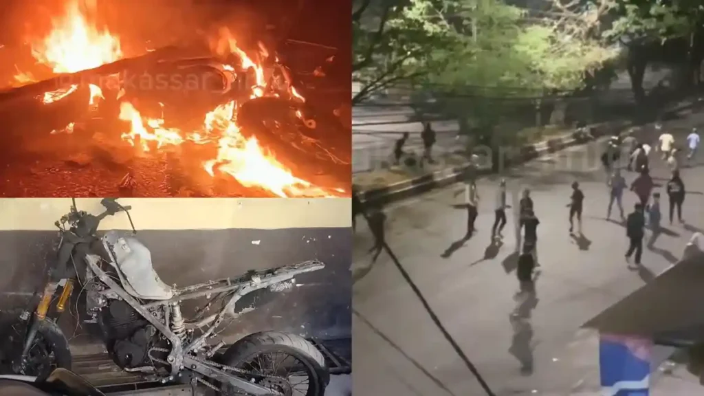 Tawuran Jelang Subuh di Veteran Selatan Makassar, Satu Motor Dibakar