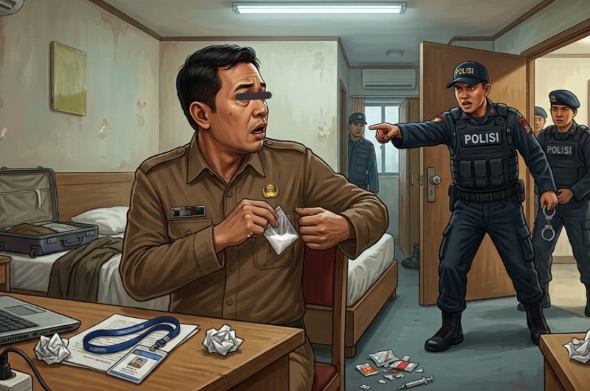 ASN di Bulukumba Ditangkap Polisi, Diduga Beli Sabu untuk Dipakai Bersama