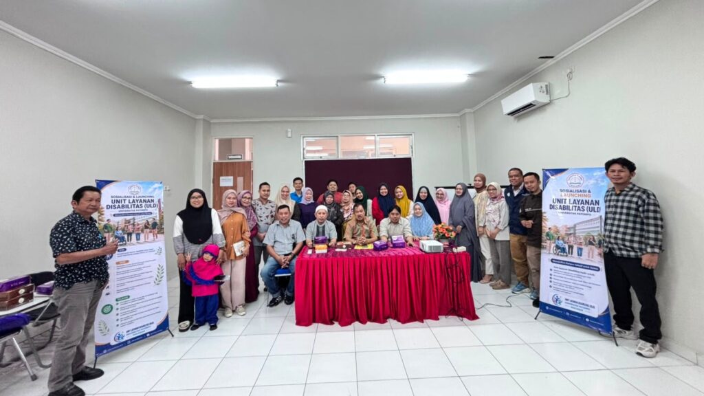 Launching Unit Layanan Disabilitas Universitas Patompo Makassar.