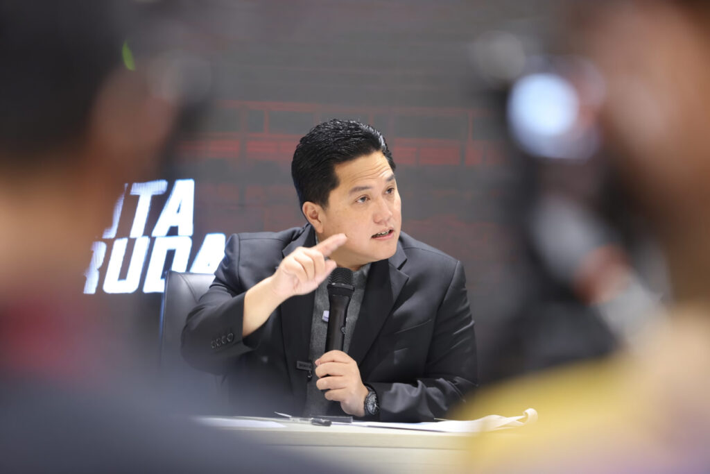 Ditanya soal maju lagi menjadi ketum PSSI, ini kata Erick Thohir