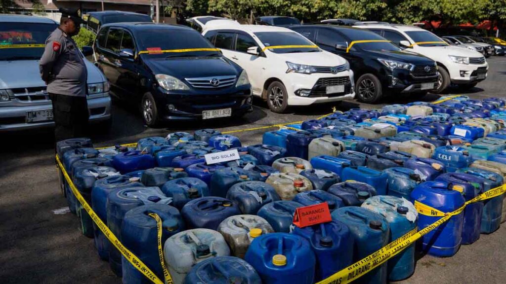 Timbun BBM, Pajero Bertangki 1.000 Liter Jadi Barang Bukti Polisi