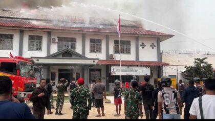 Lapas Merauke Dibakar Napi, 562 Warga Binaan Kembali, 2 Masih Buron